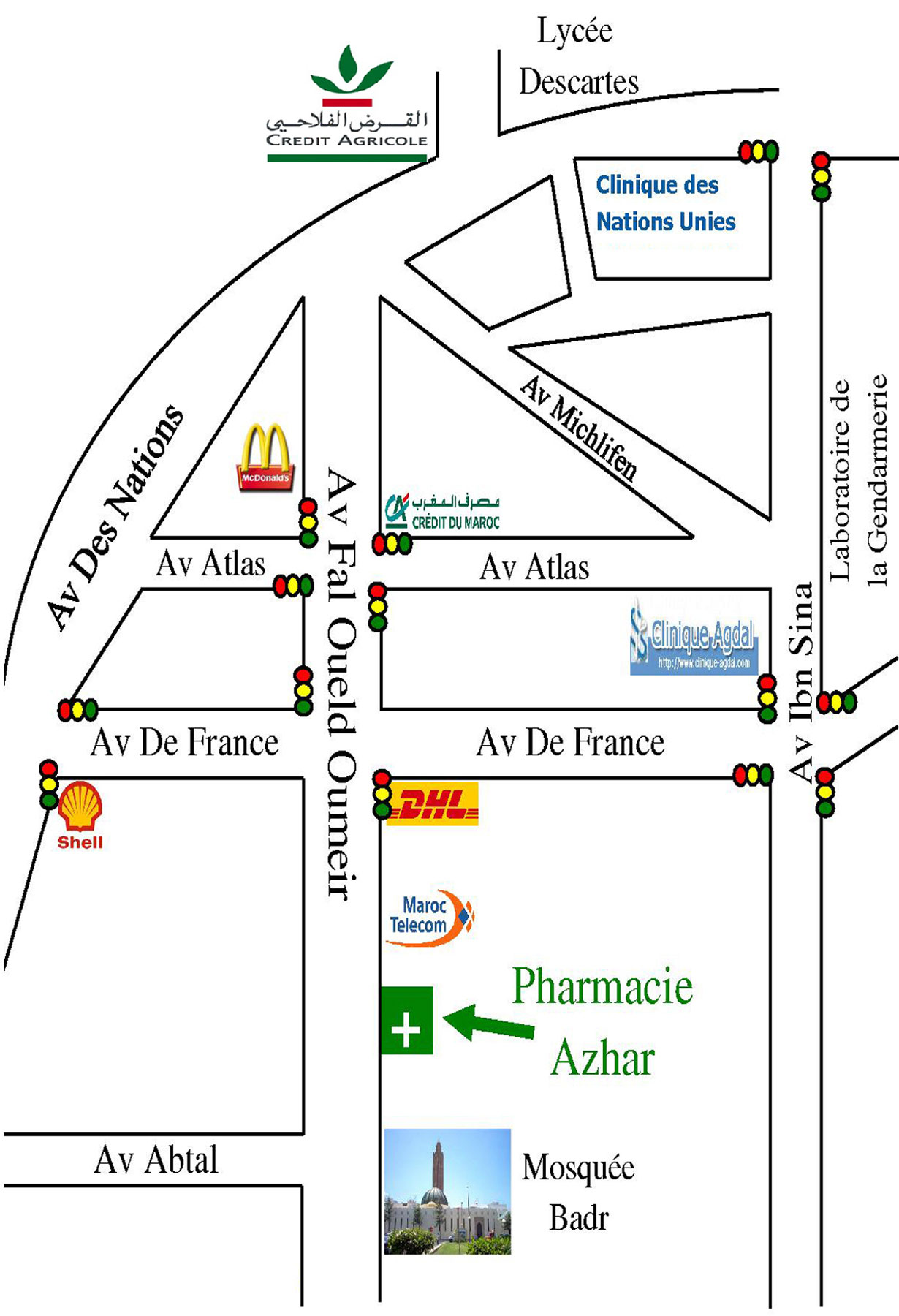 Pharmacie AZHAR - 0537 68 08 17-Agdal